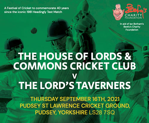 The House of Lords & Commons Cricket Club v The Lord's Taveners T20