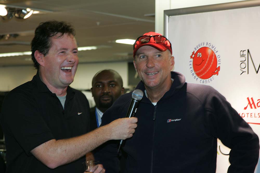 2006 - Beefy Bowls out Teenage cancer With Piers Morgan