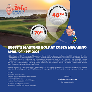 Masters Gold at Costa Navarino - April 10th - 14th 2025